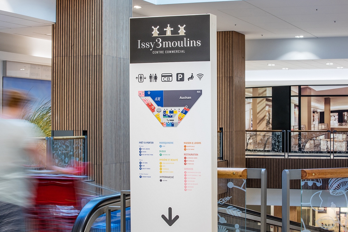 Issy 3 Moulins Relooking du centre-commercial